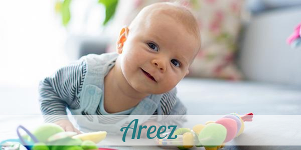 Namensbild von Areez auf vorname.com