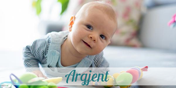 Namensbild von Argjent auf vorname.com