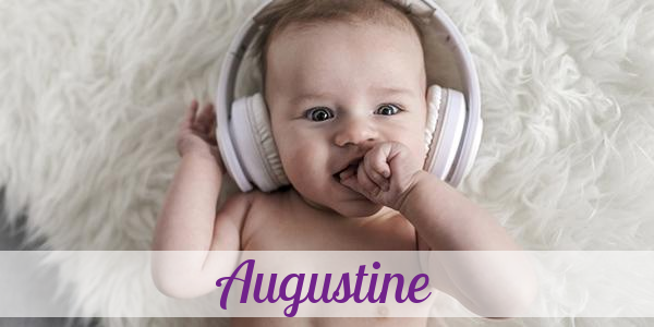 Namensbild von Augustine auf vorname.com