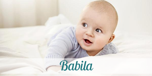 Namensbild von Babila auf vorname.com