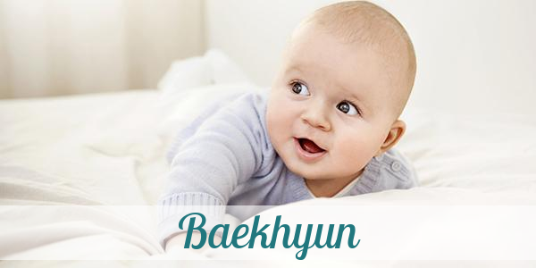 Namensbild von Baekhyun auf vorname.com
