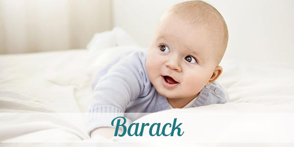 Namensbild von Barack auf vorname.com