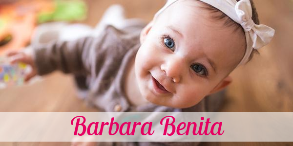 Namensbild von Barbara Benita auf vorname.com