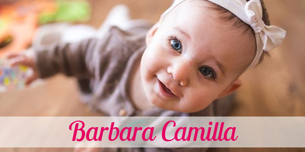 Namensbild von Barbara Camilla auf vorname.com