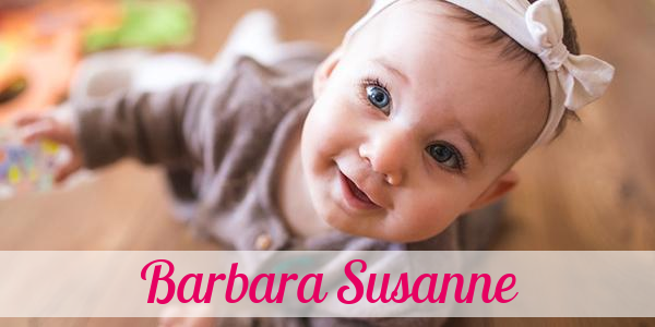 Namensbild von Barbara Susanne auf vorname.com