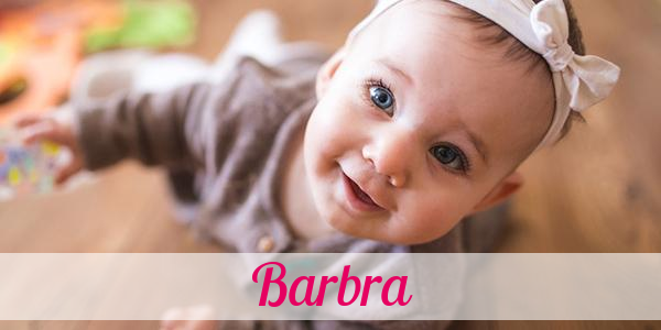 Namensbild von Barbra auf vorname.com