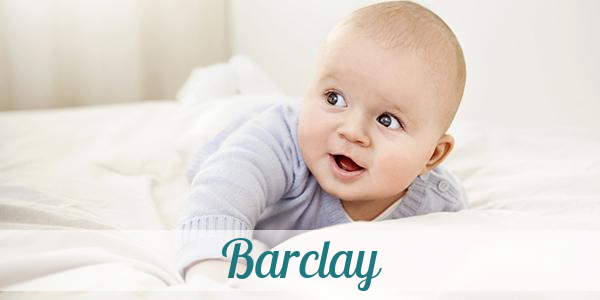 Namensbild von Barclay auf vorname.com