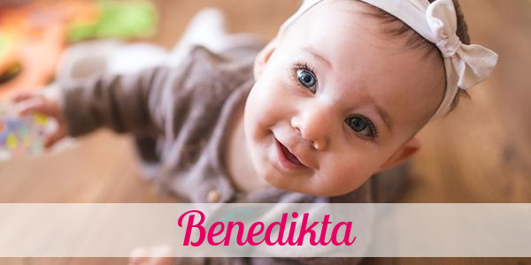 Namensbild von Benedikta auf vorname.com