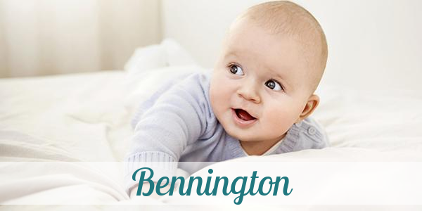 Namensbild von Bennington auf vorname.com