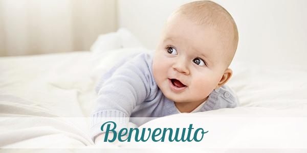 Namensbild von Benvenuto auf vorname.com