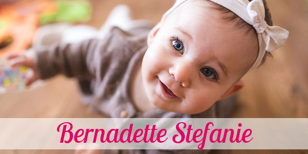Namensbild von Bernadette Stefanie auf vorname.com