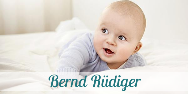 Namensbild von Bernd Rüdiger auf vorname.com