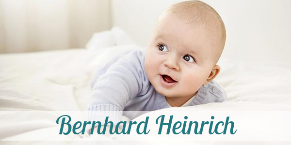 Namensbild von Bernhard Heinrich auf vorname.com