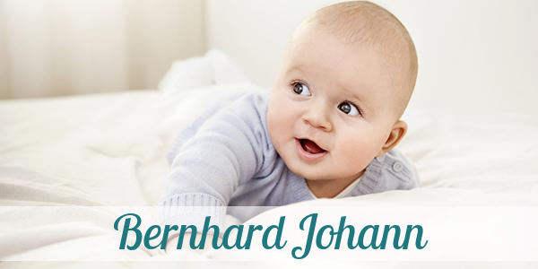 Namensbild von Bernhard Johann auf vorname.com