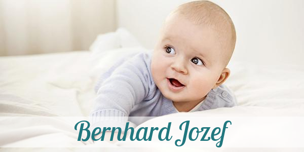 Namensbild von Bernhard Jozef auf vorname.com