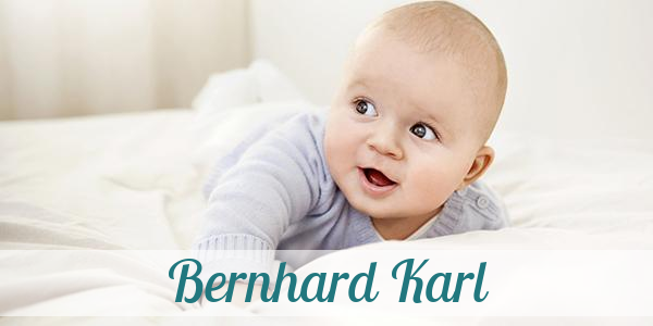 Namensbild von Bernhard Karl auf vorname.com