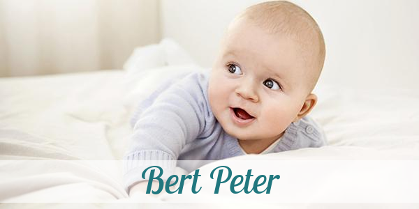 Namensbild von Bert Peter auf vorname.com