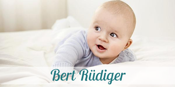 Namensbild von Bert Rüdiger auf vorname.com