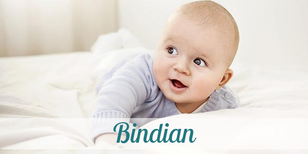 Namensbild von Bindian auf vorname.com