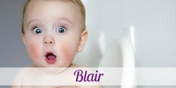 Namensbild von Blair auf vorname.com