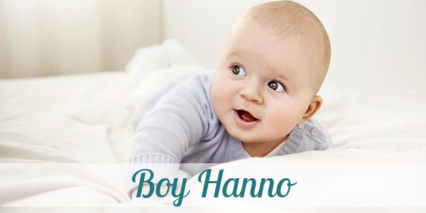 Namensbild von Boy Hanno auf vorname.com