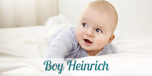 Namensbild von Boy Heinrich auf vorname.com