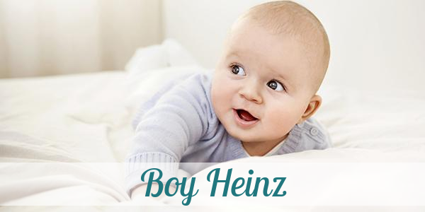 Namensbild von Boy Heinz auf vorname.com