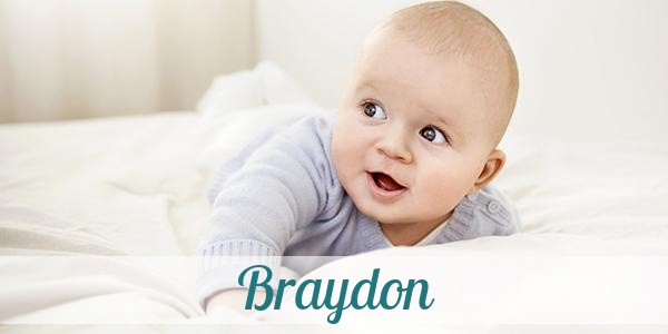Namensbild von Braydon auf vorname.com