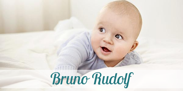 Namensbild von Bruno Rudolf auf vorname.com