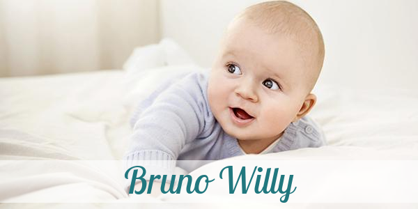 Namensbild von Bruno Willy auf vorname.com