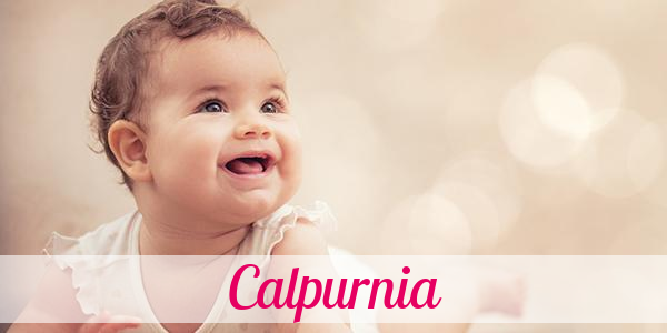 Namensbild von Calpurnia auf vorname.com