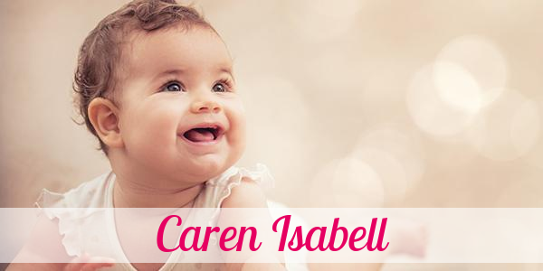 Namensbild von Caren Isabell auf vorname.com