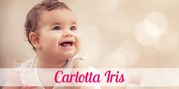Namensbild von Carlotta Iris auf vorname.com