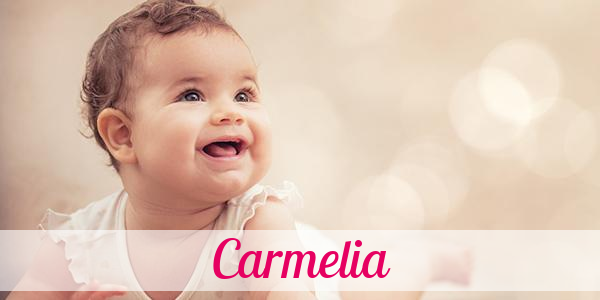 Namensbild von Carmelia auf vorname.com