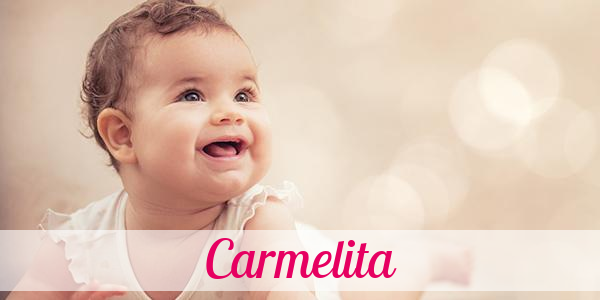 Namensbild von Carmelita auf vorname.com