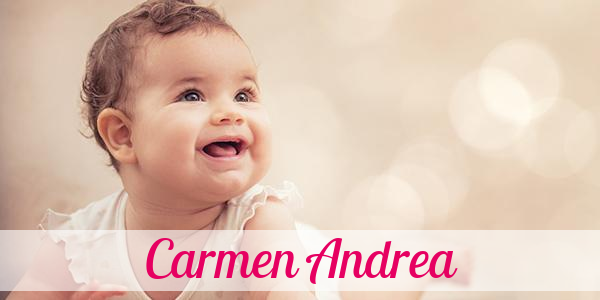 Namensbild von Carmen Andrea auf vorname.com
