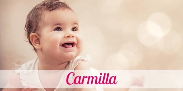 Namensbild von Carmilla auf vorname.com