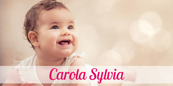 Namensbild von Carola Sylvia auf vorname.com