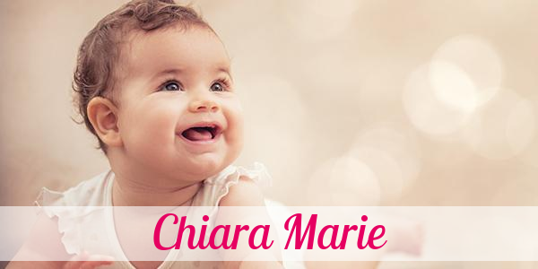 Namensbild von Chiara Marie auf vorname.com