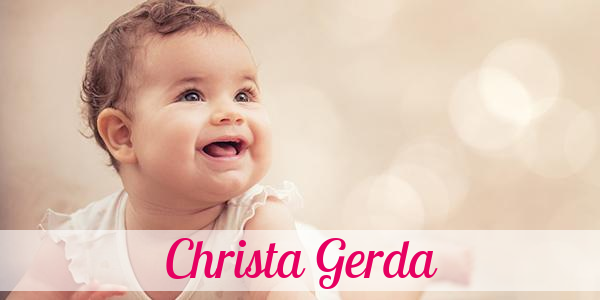 Namensbild von Christa Gerda auf vorname.com