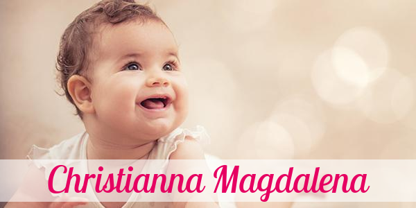 Namensbild von Christianna Magdalena auf vorname.com