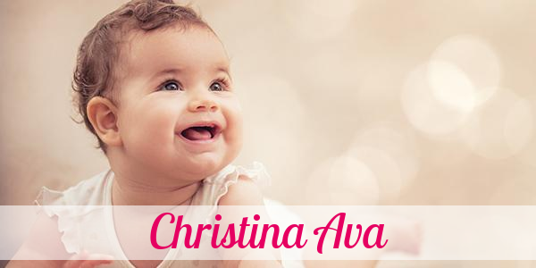 Namensbild von Christina Ava auf vorname.com