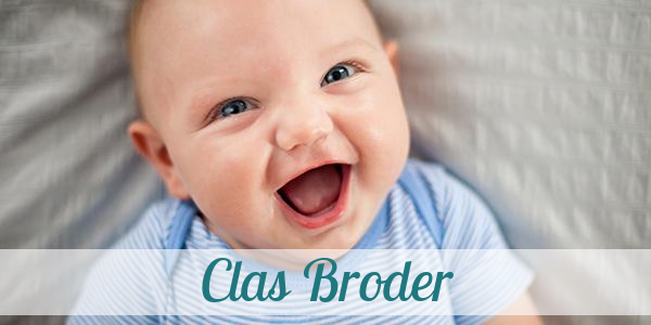 Namensbild von Clas Broder auf vorname.com