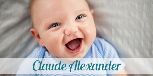 Namensbild von Claude Alexander auf vorname.com