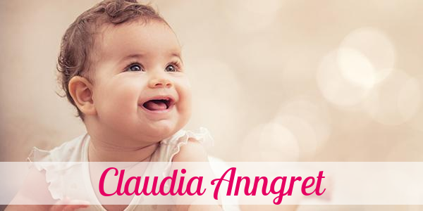 Namensbild von Claudia Anngret auf vorname.com
