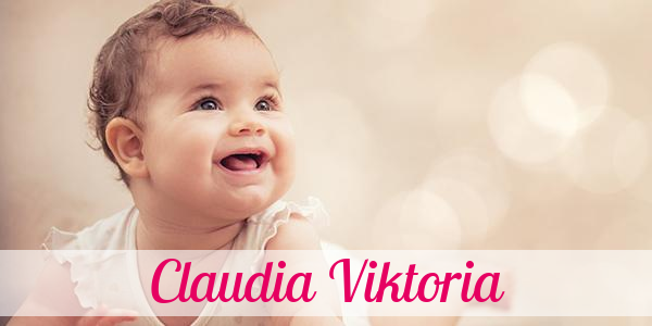 Namensbild von Claudia Viktoria auf vorname.com