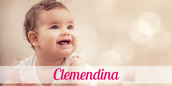 Namensbild von Clemendina auf vorname.com