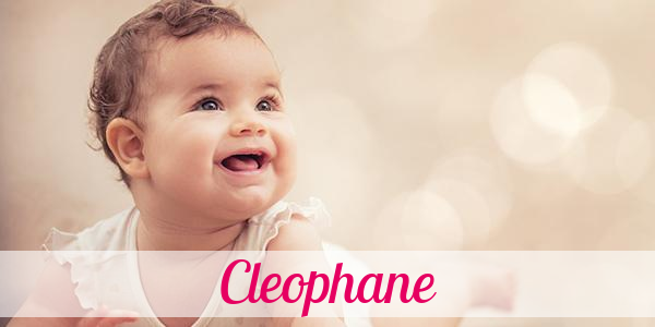 Namensbild von Cleophane auf vorname.com