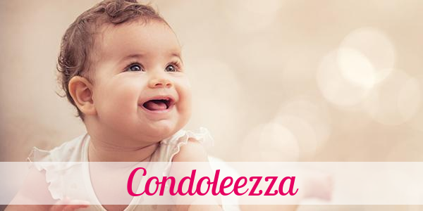 Namensbild von Condoleezza auf vorname.com