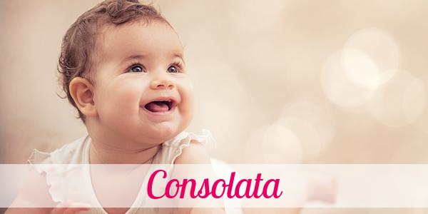 Namensbild von Consolata auf vorname.com